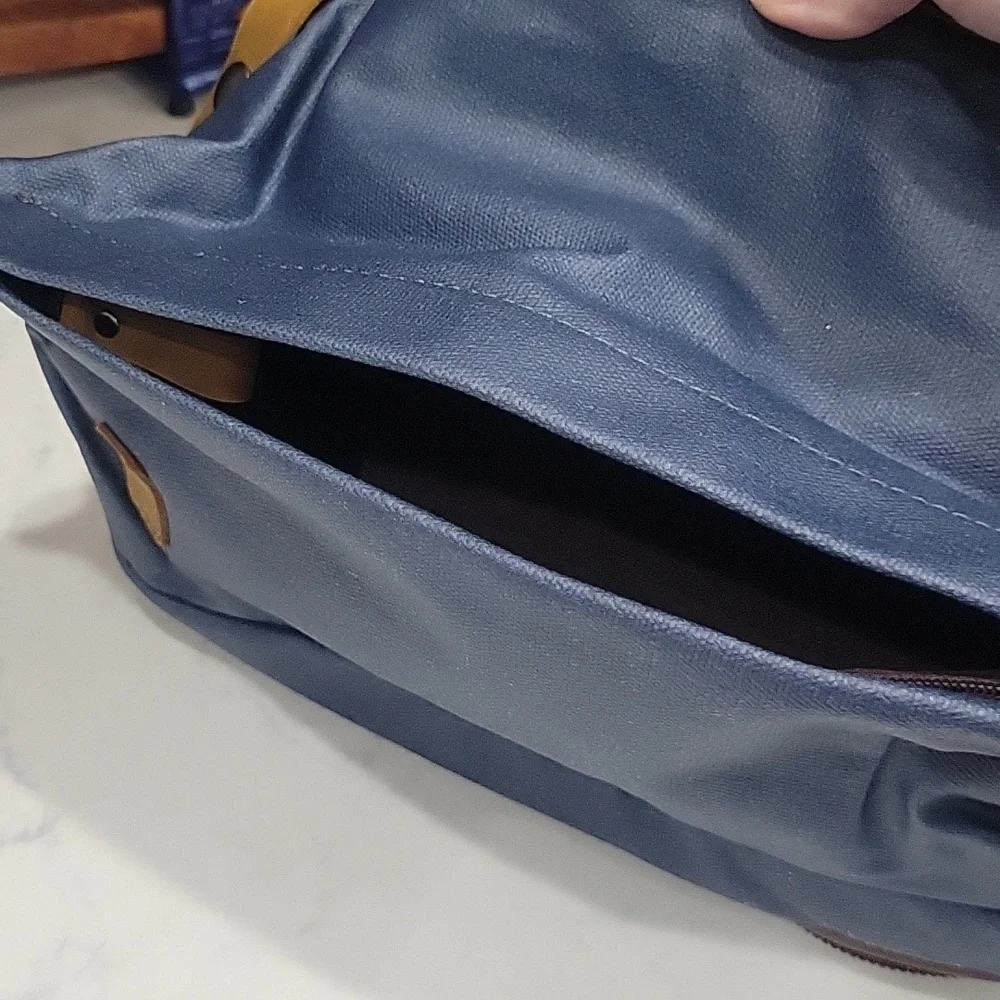 Blue Men's Sling Bag Crossbody Bag Traveler Bag